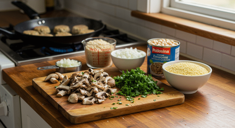 Wegańskie kotlety z pieczarek – przepis i porady