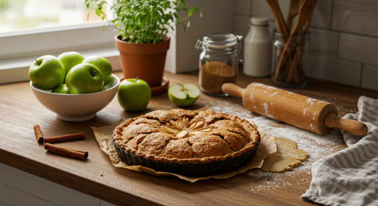 Wegańska szarlotka na oleju – przepis krok po kroku