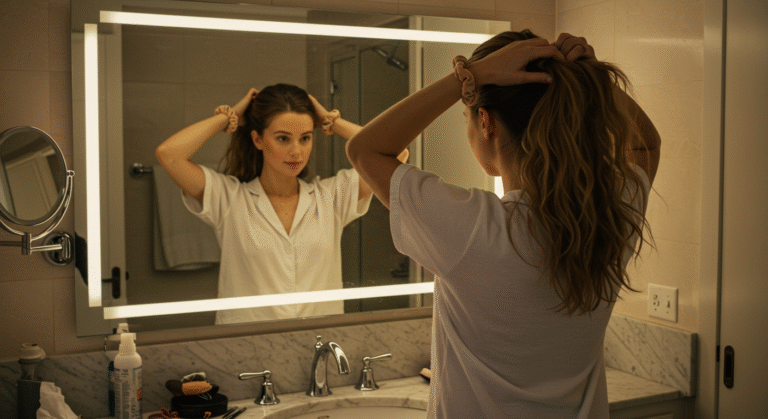 Kucyk na czubku głowy z rozpuszczonymi włosami – jak go zrobić?